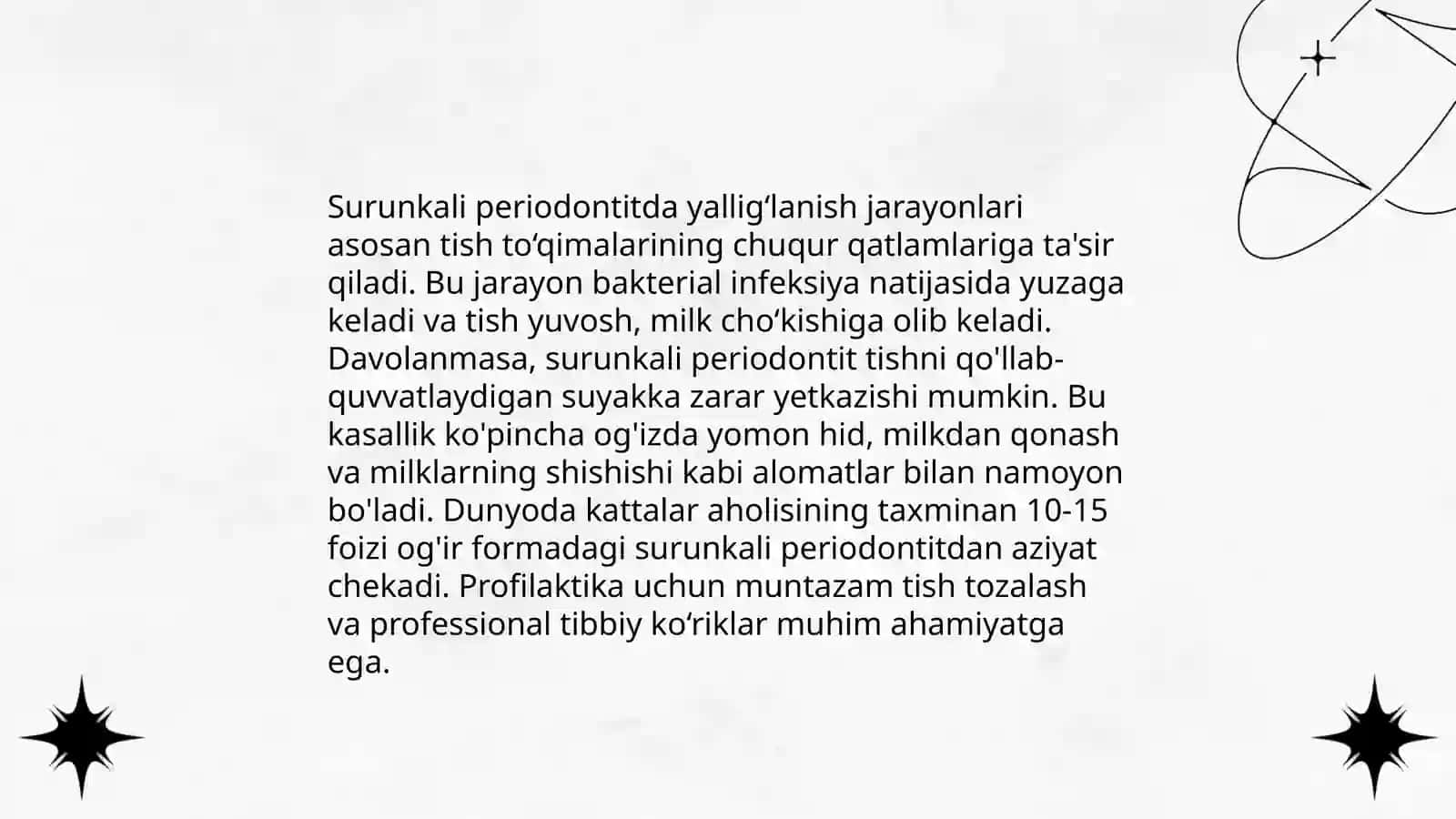 Surunkali periodontitning patologik anatomiyasi 4
