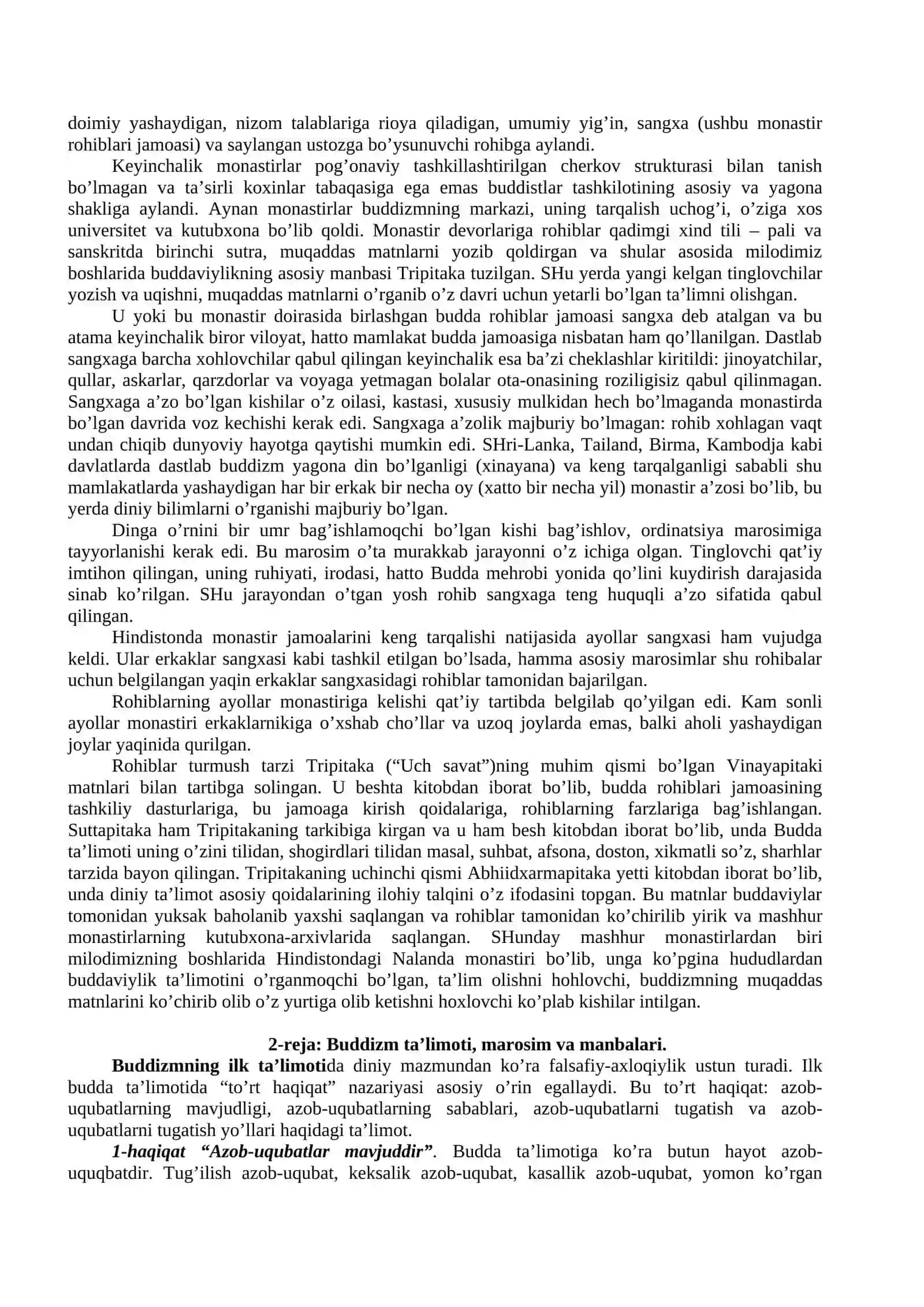 3 BUDDIZM DINI TARIXI VA ASOSIY G`OAYALARI 4