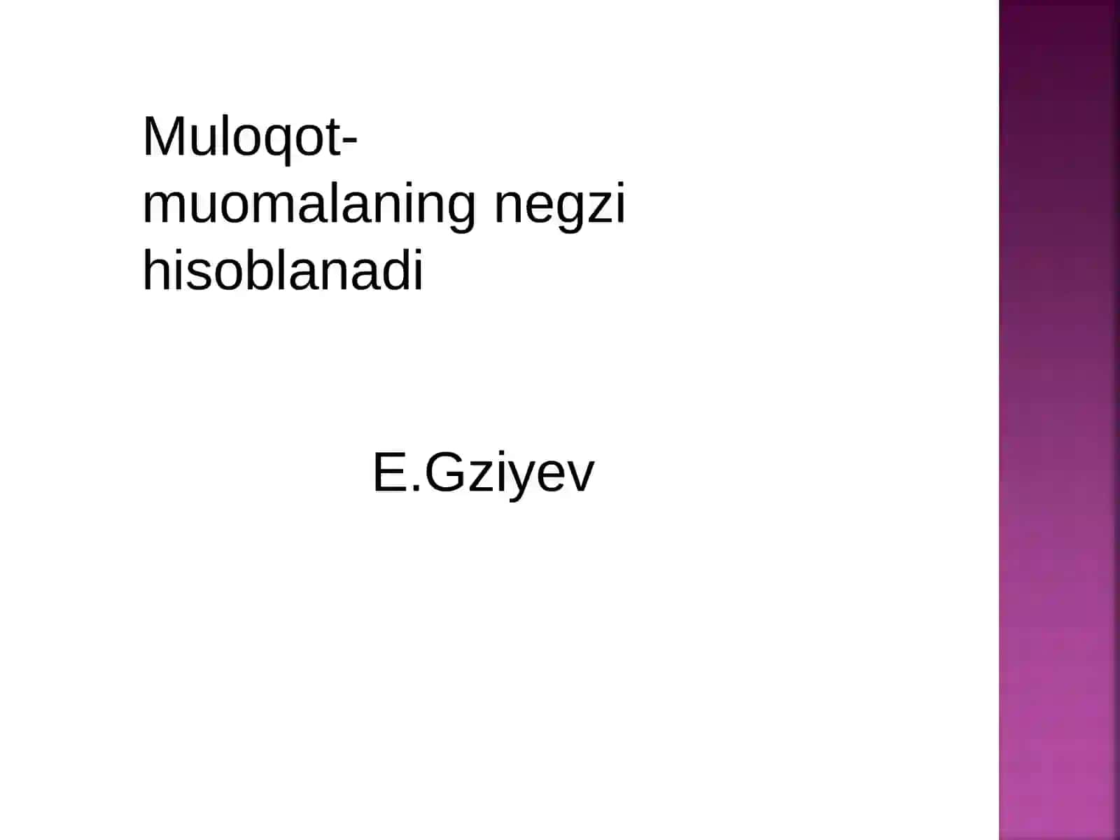 Muloqot to’g’risida umumiy tushuncha 4