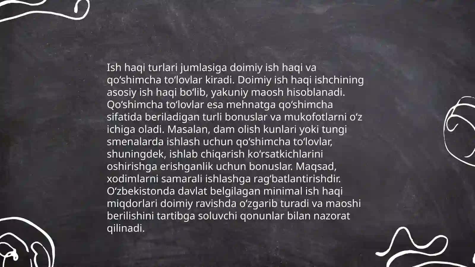 Ish haqi va uning iqtisodiy mazmuni 4