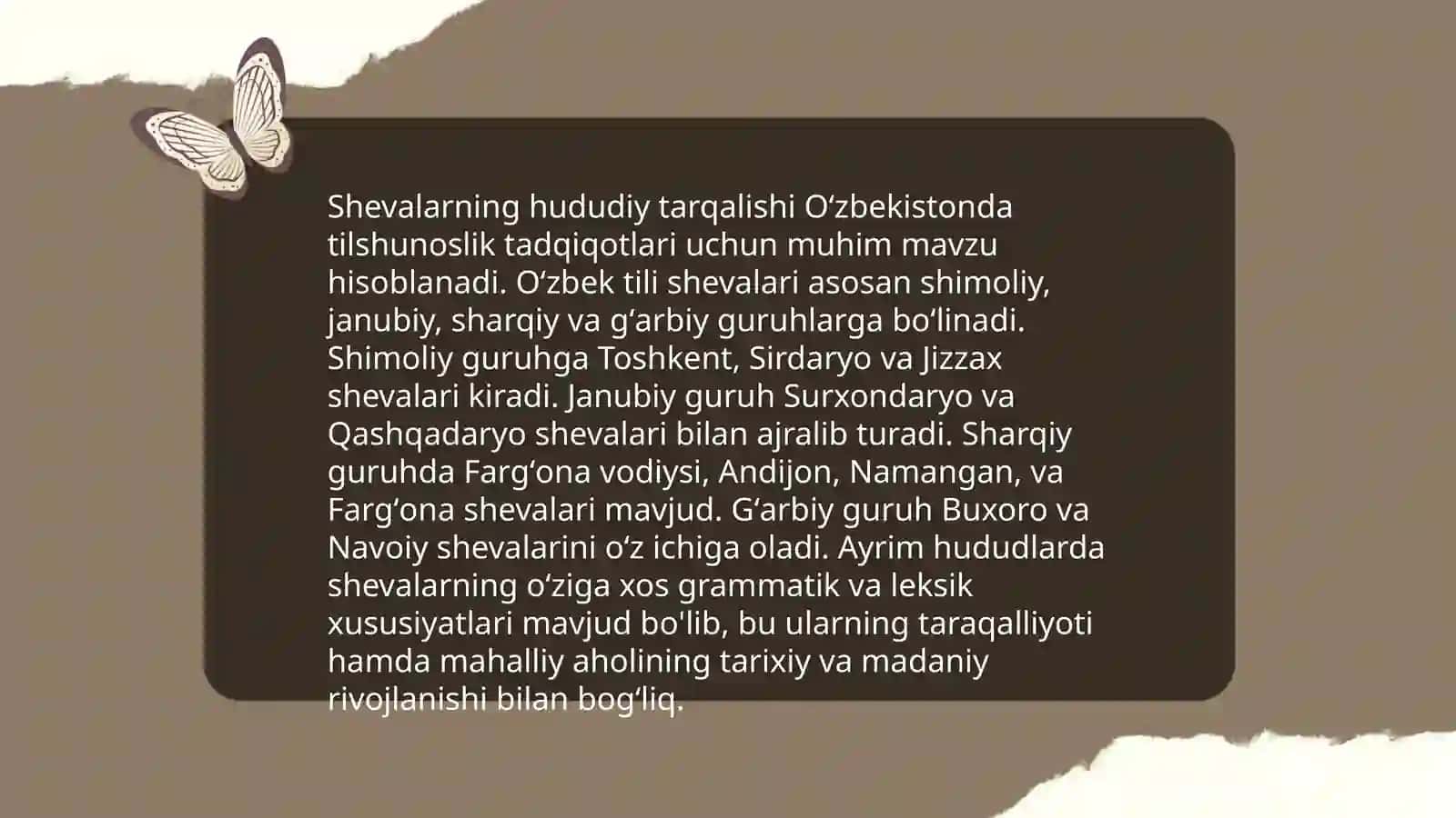 Ozbek xalq shevalarining organilish tarixi 4
