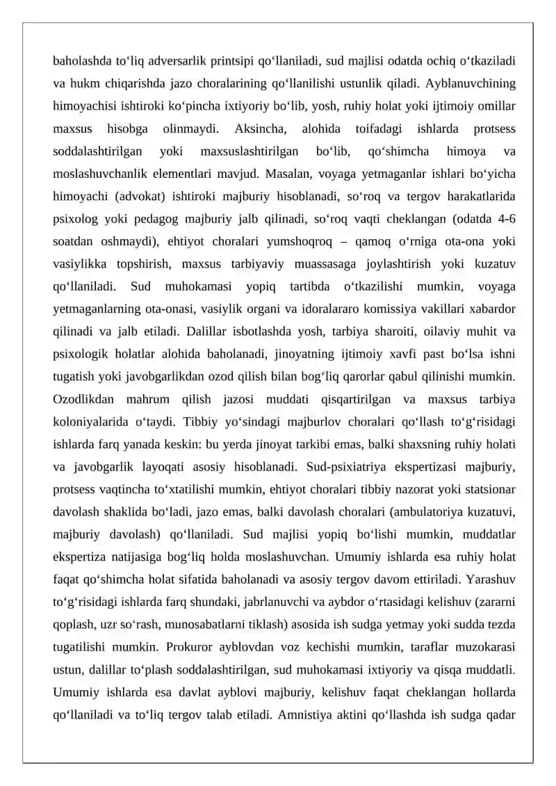 Alohida toifadagi jinoyat ishlarini yuritish 4