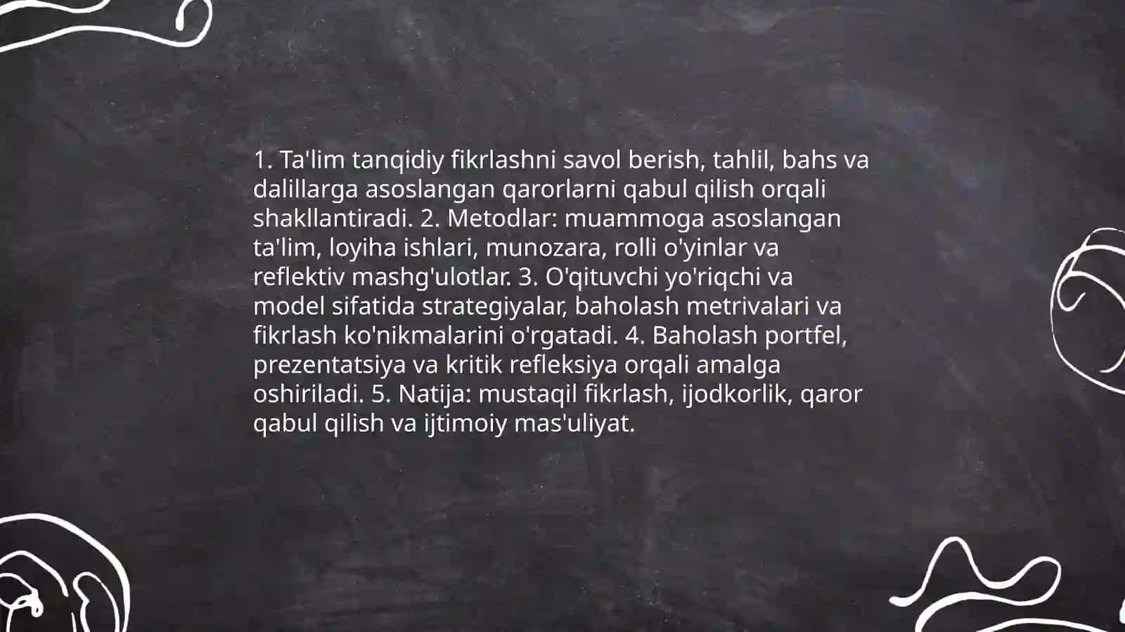Ta'lim va Shaxsiy Identitet 4