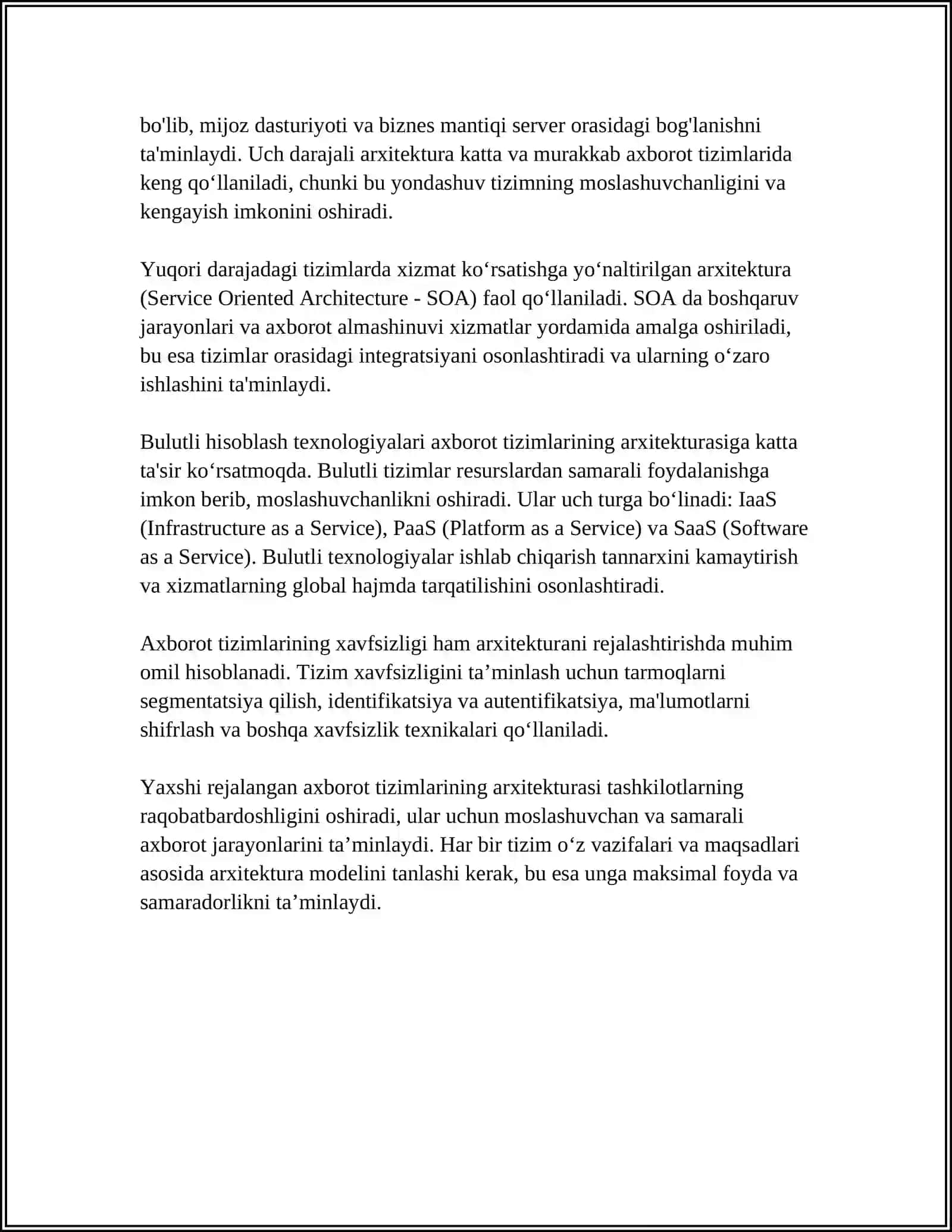 TEXNIK TIZIMLARDA AXBOROT TEXNOLOGIYALARI 4