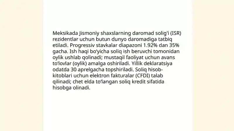 Meksika soliq tizimi 4