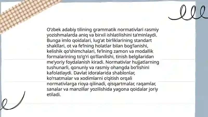 Oʻzbek adabiy til meʼyorlari 4