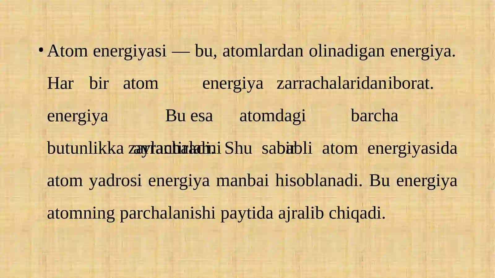 O'zbekistonda va dunyoda atom elektr stansiyasining ahamiyati 4