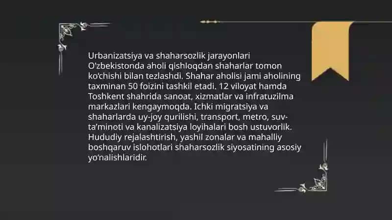 Ôzbekiston Respublikasida ijtimoiy ôzgarish 4