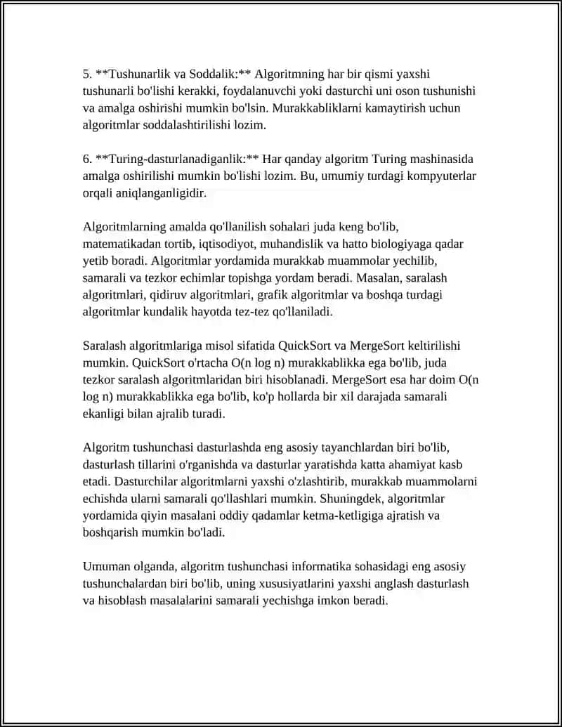 ALFORITMLASH VA DASTURLASHNING ASOSIY TUSHUNCHALARI 4