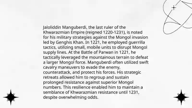 Jaloliddin Manguberdi vatan himoyachisi 4