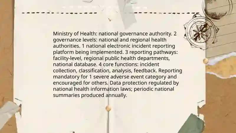 Clinical incident reporting in Uzbekistan 4