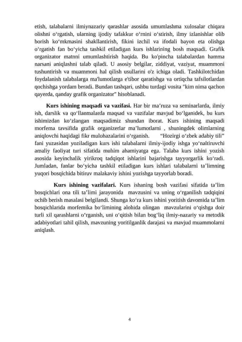 Morfema tavsifida grafikli organayzerlar 4