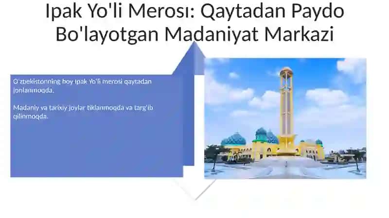 O'zbekistonda manm'naviy va tarixiy merosning tiklanishi 4