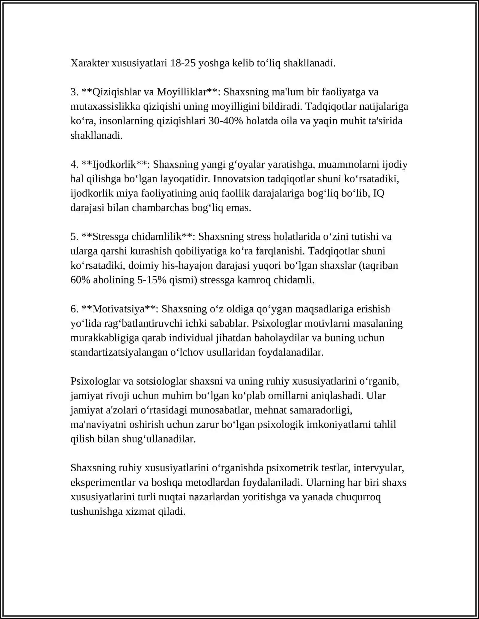 SHAXSNING INDIVIDUAL PSIXOLOGIK XUSUSIYATLARI 4