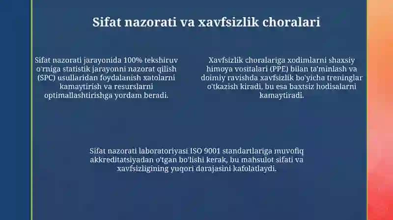 Ishlab chiqarish jarayoni va natijalari 4