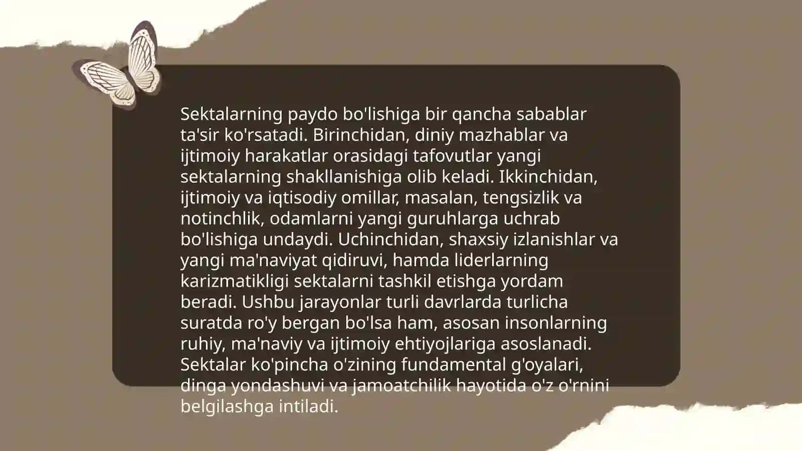Yangi diniy taʼlimotlar va sektalar 4