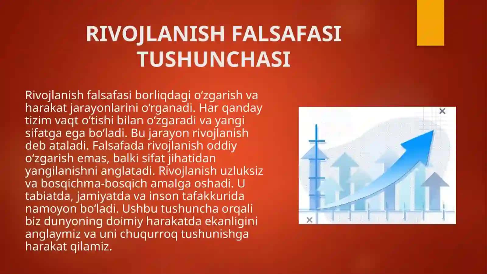 Rivojlanish falsafasi. Bilish falsafasi 4