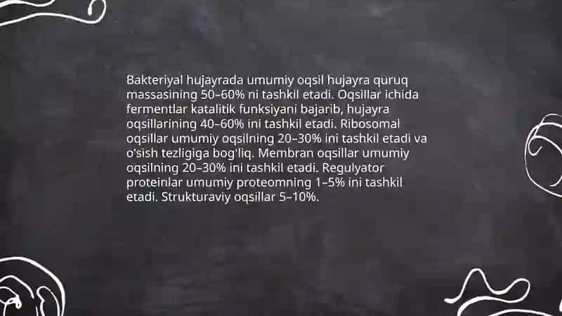 Bakteriyal hujayraning kimyoviy tarkibi 4