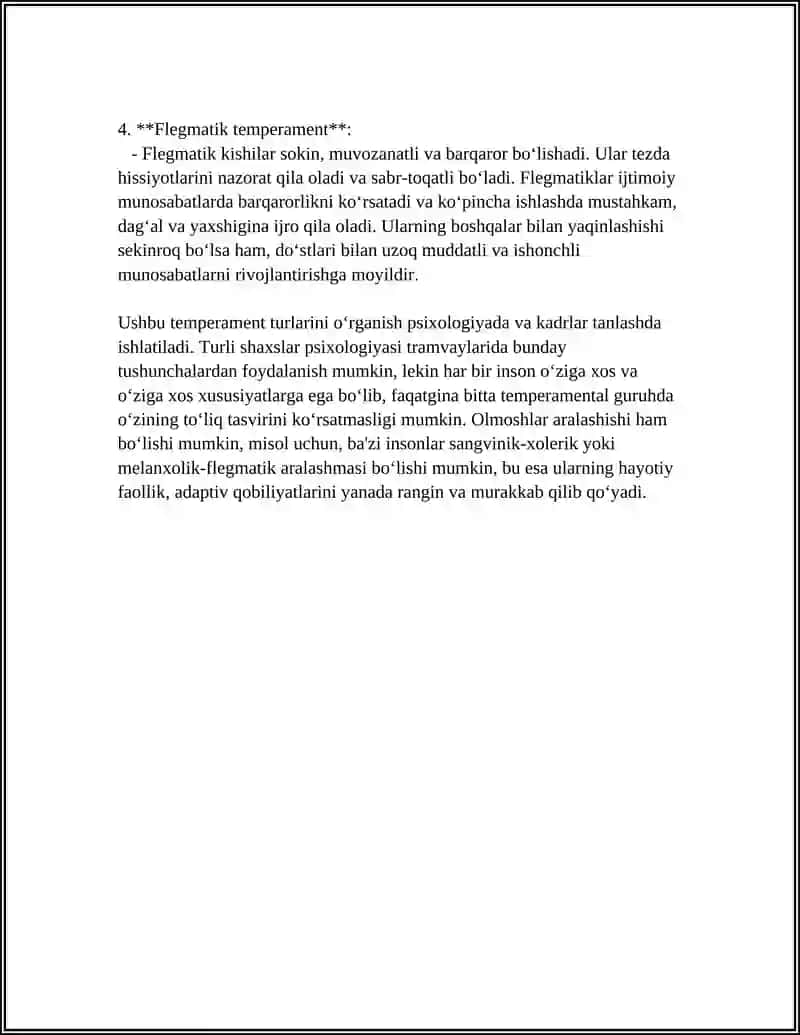 TEMPERAMENT VA XULQ ATVOR XUSUSIYATLARI DIAGNOSTIKASI 4