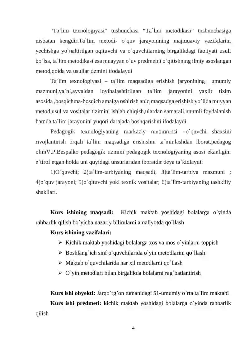 Bolalar pedagogikasi 4