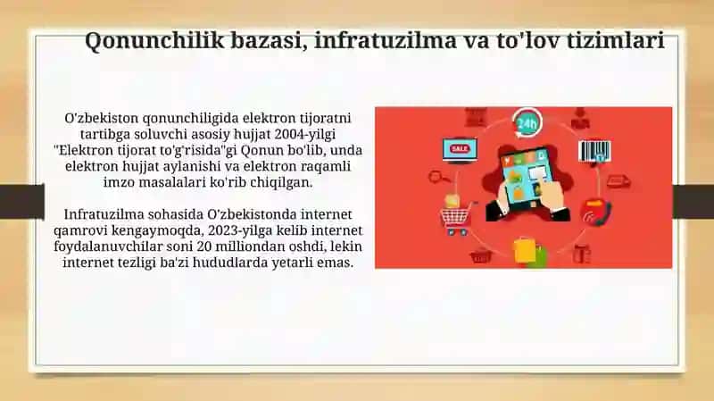 Elektron tijoratning rivojlanish holati 4