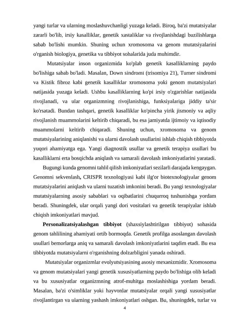 Xromosoma va genom mutatsiyalari 4