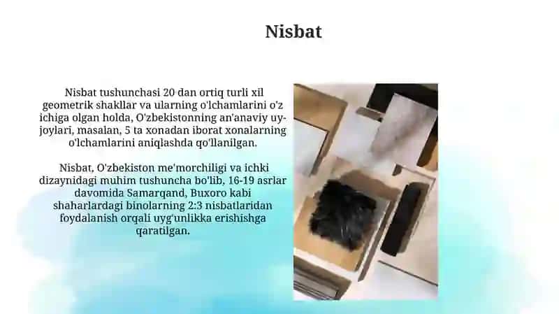 Interyer tashkil etgan fazoviy kenglik turlarini tashkil etish 4