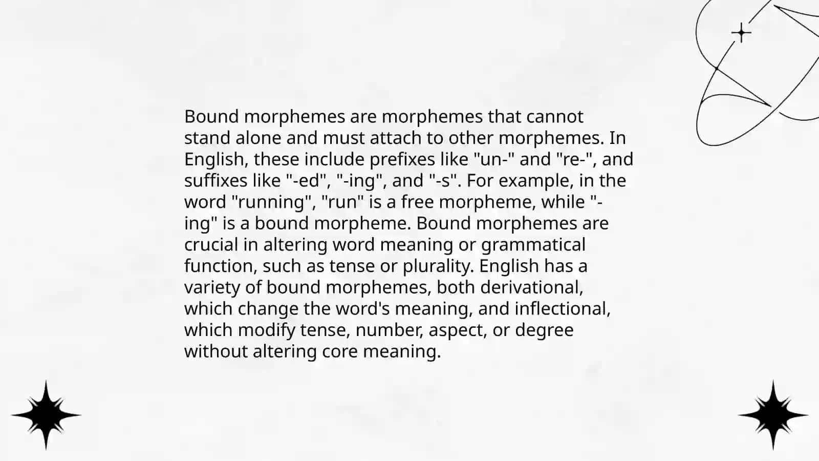 Classification of morphemes 4
