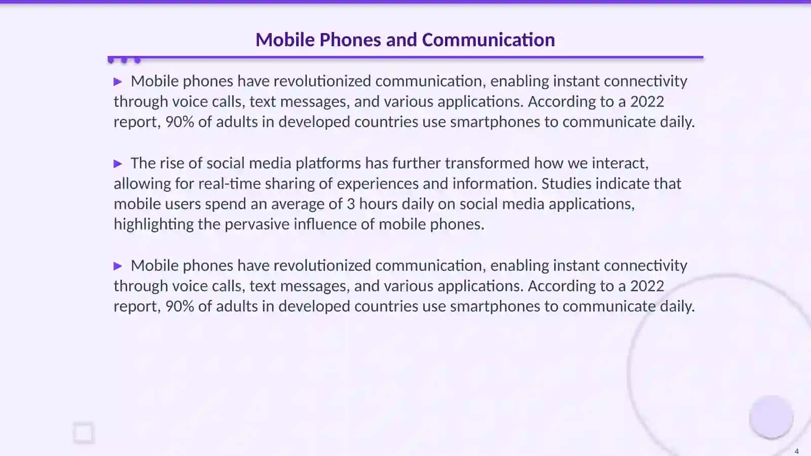 Mobile Phones in Daily Life 4
