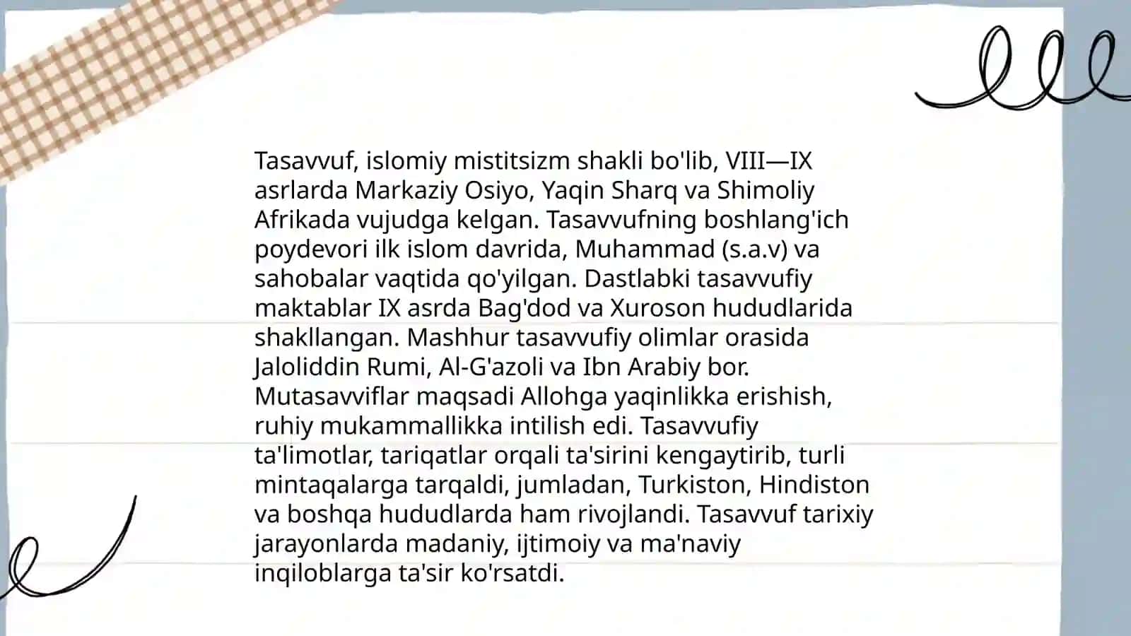 Tasavvuf Tushunchasi 4