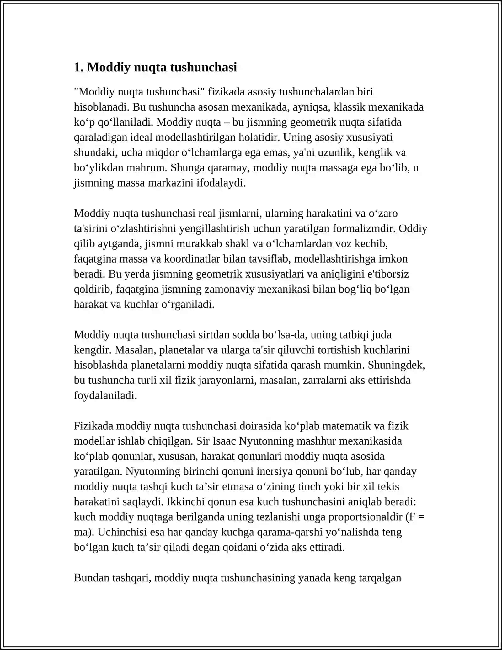 MODDIY NUQTA DINAMIKASI 4