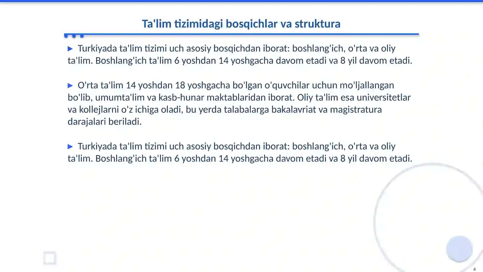 Turkiyada ta'lim tizimi 4
