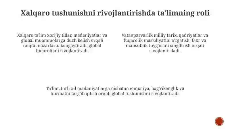Vatanparvarlik va baynalmillik tarbiyasi 4
