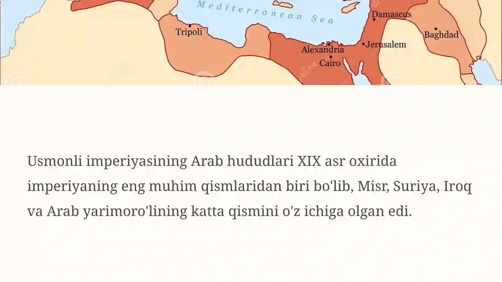 Arab davlatlari XX asr boshlarida: ijtimoiy va siyosiy vaziyat 4