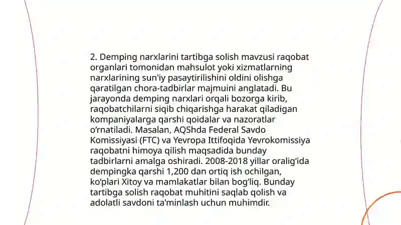 Demping narxlarini qoʻllash 4