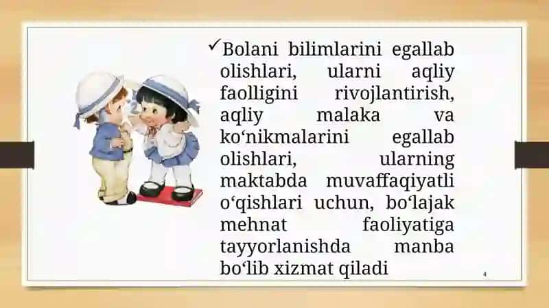 Bolalarni boshlang'ich ta'limga psixologik tayyorlash 4