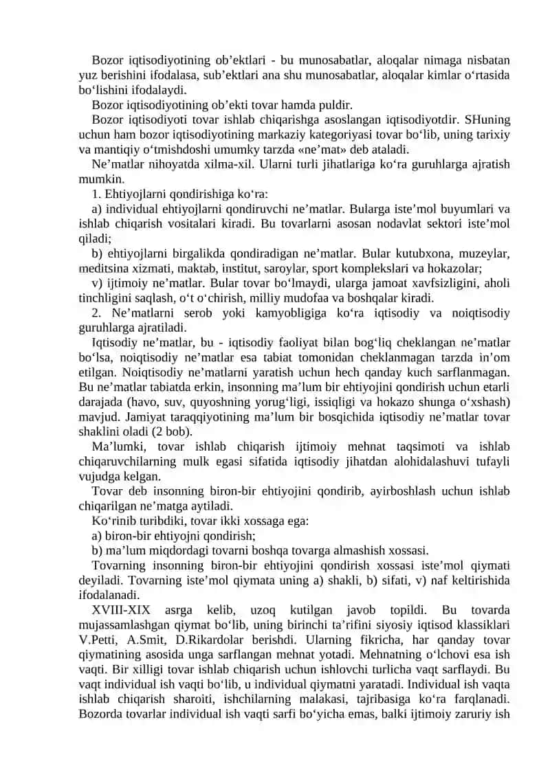 Bozor Iqtisodiyoti 4