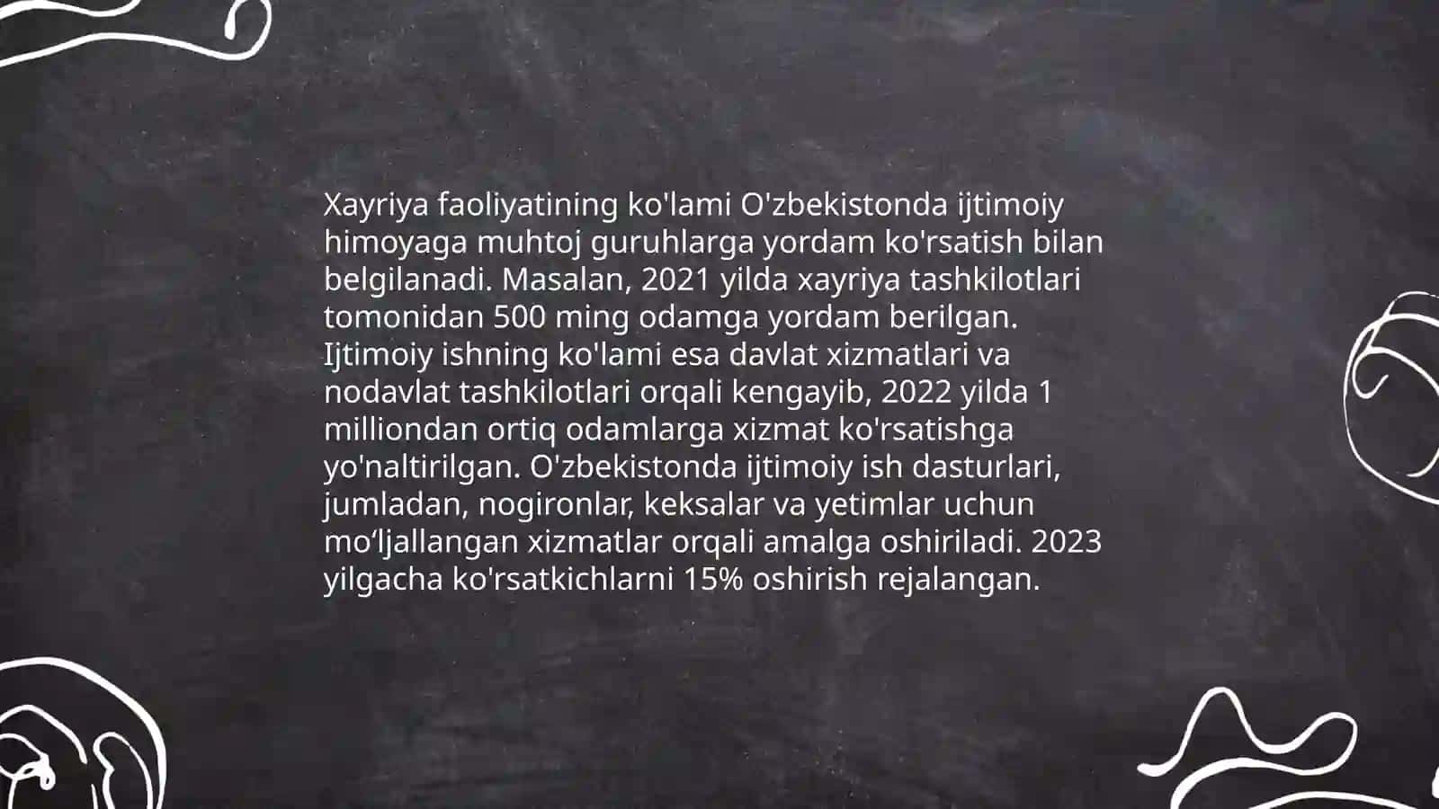 Xayriya va ijtimoiy ish o'rtasidagi farq 4