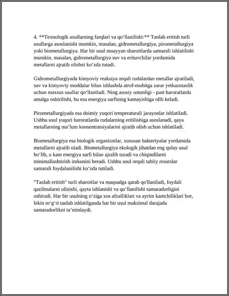 FOYDALI QAZILMALARNI TANLAB ERITISH TURLARI HAQIDA DASTLABKI MA’LUMOTLAR 4