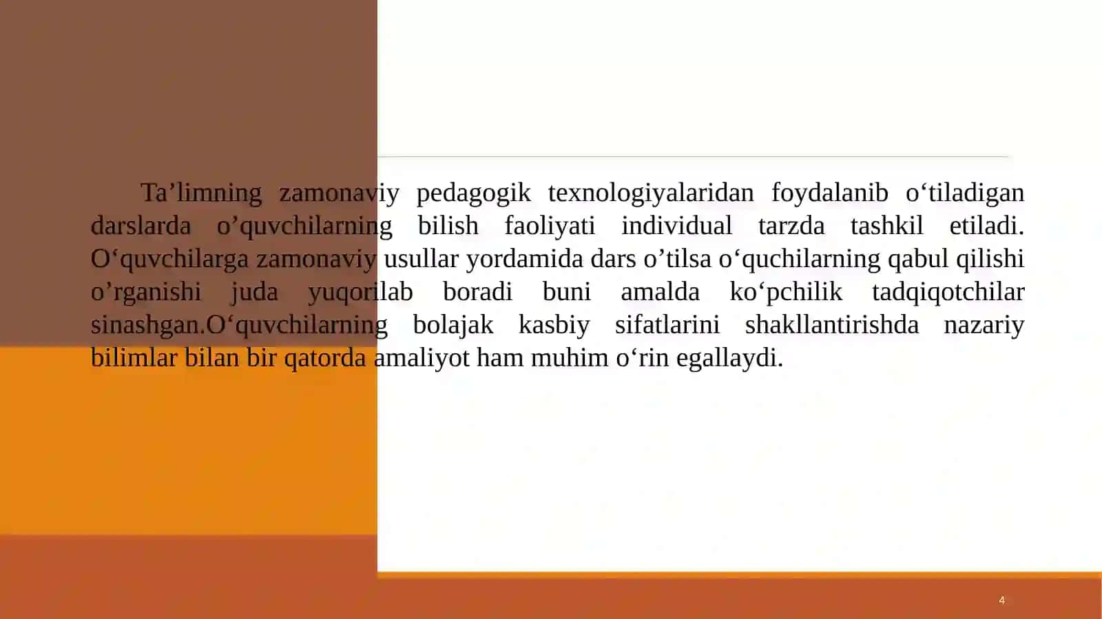 Tabiiy fanlarni o‘qitishda didaktik tamoyillar 4