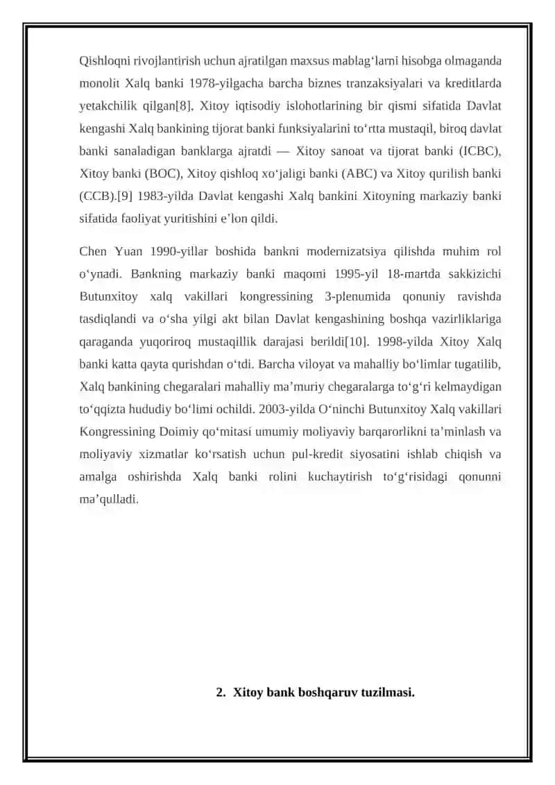 Xitoy bank tizimi 4