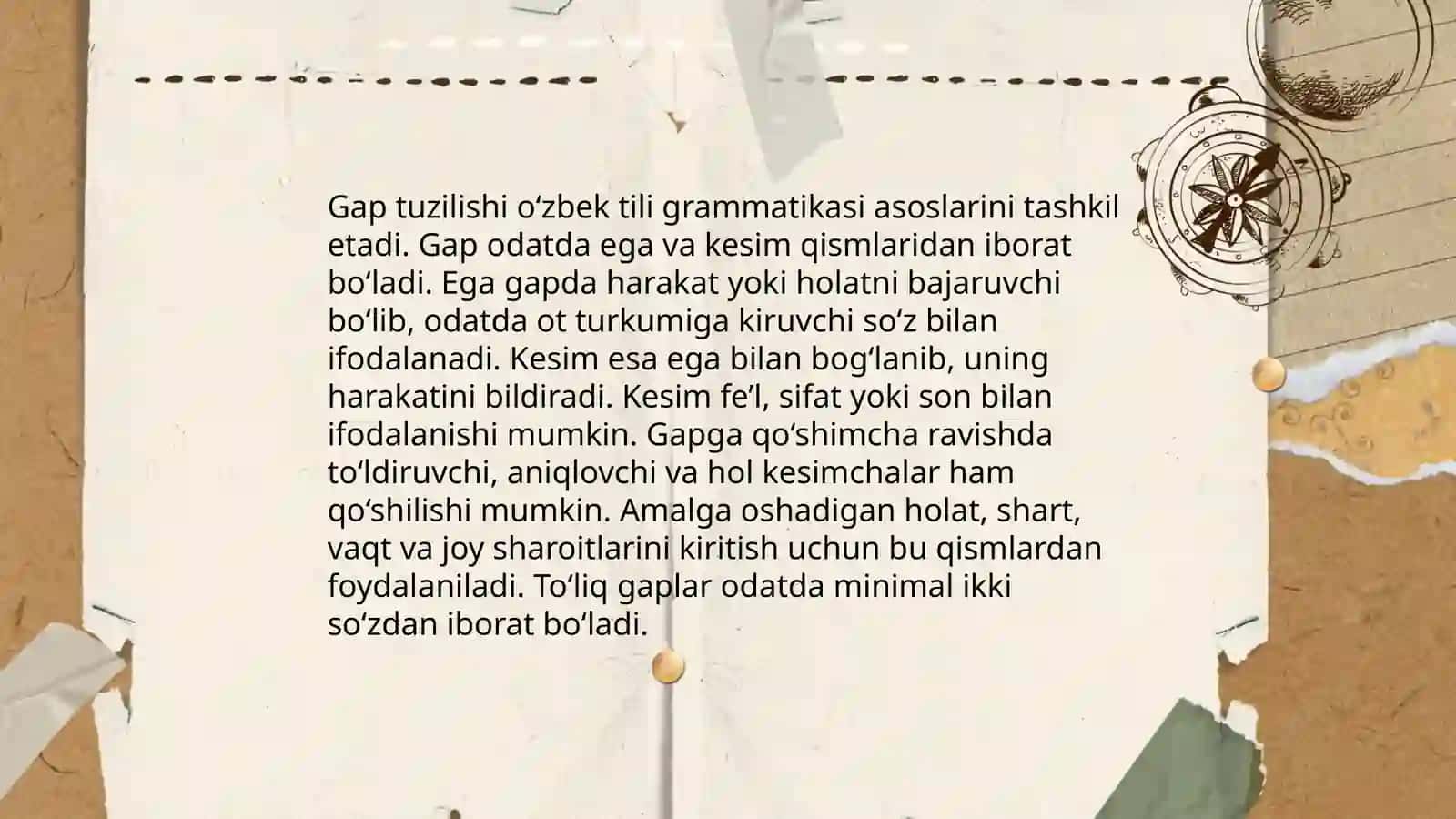 Sintaksis bo'limini o'qitish metodlari 4