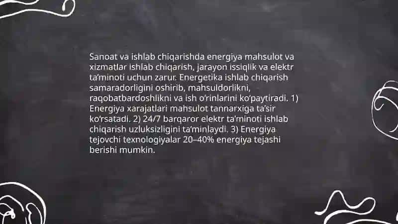 Energetikaning ahamiyati 4