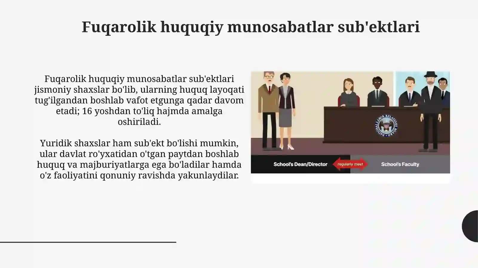 Fuqarolik huquqiy munosabatlar 4