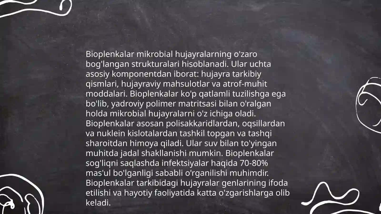 Bakteriyalarning bioplenkasi 4