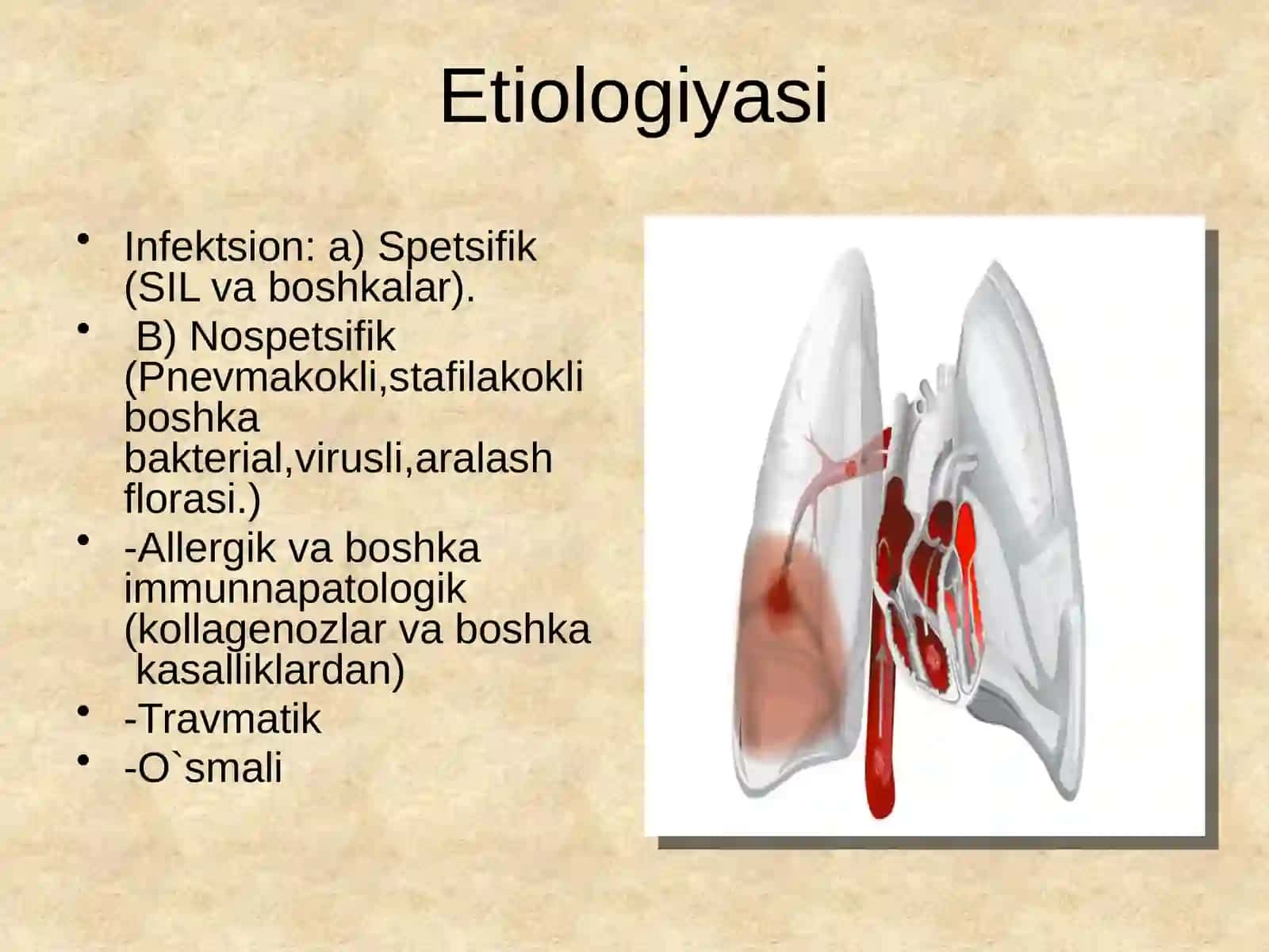 Bolalarda plevritlar. Etiologiyasi, klinikasi ,davolash 4