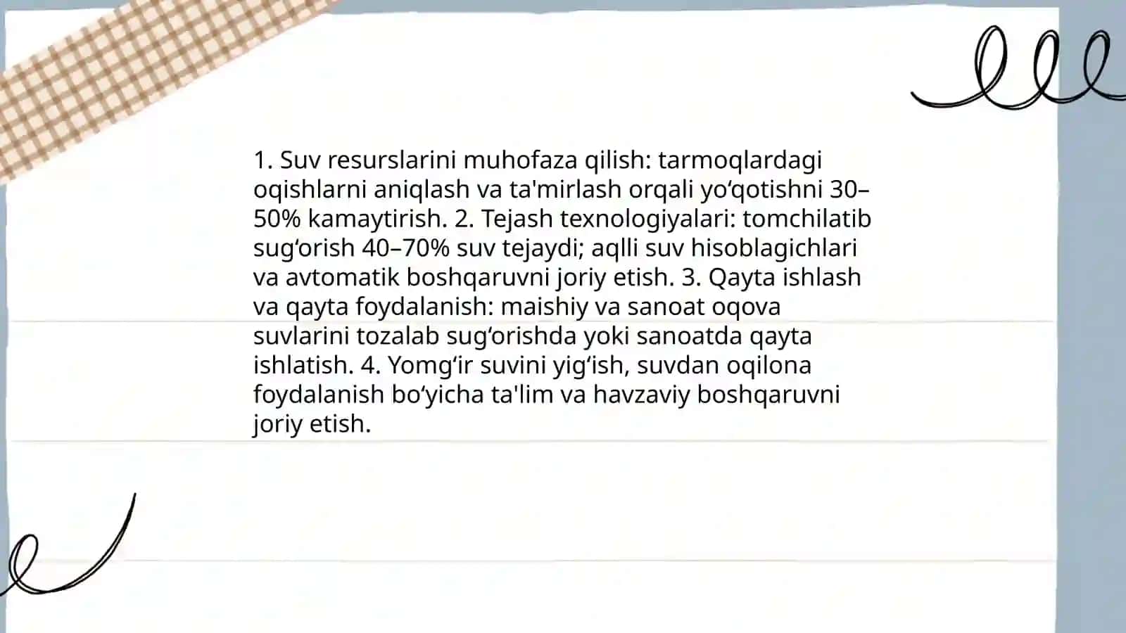 Ekologiyani asrash 4