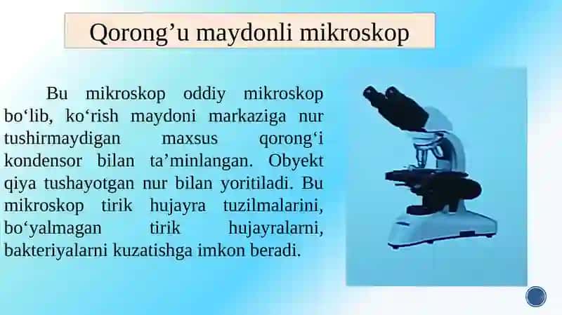 Mikroskopiya usullari 4
