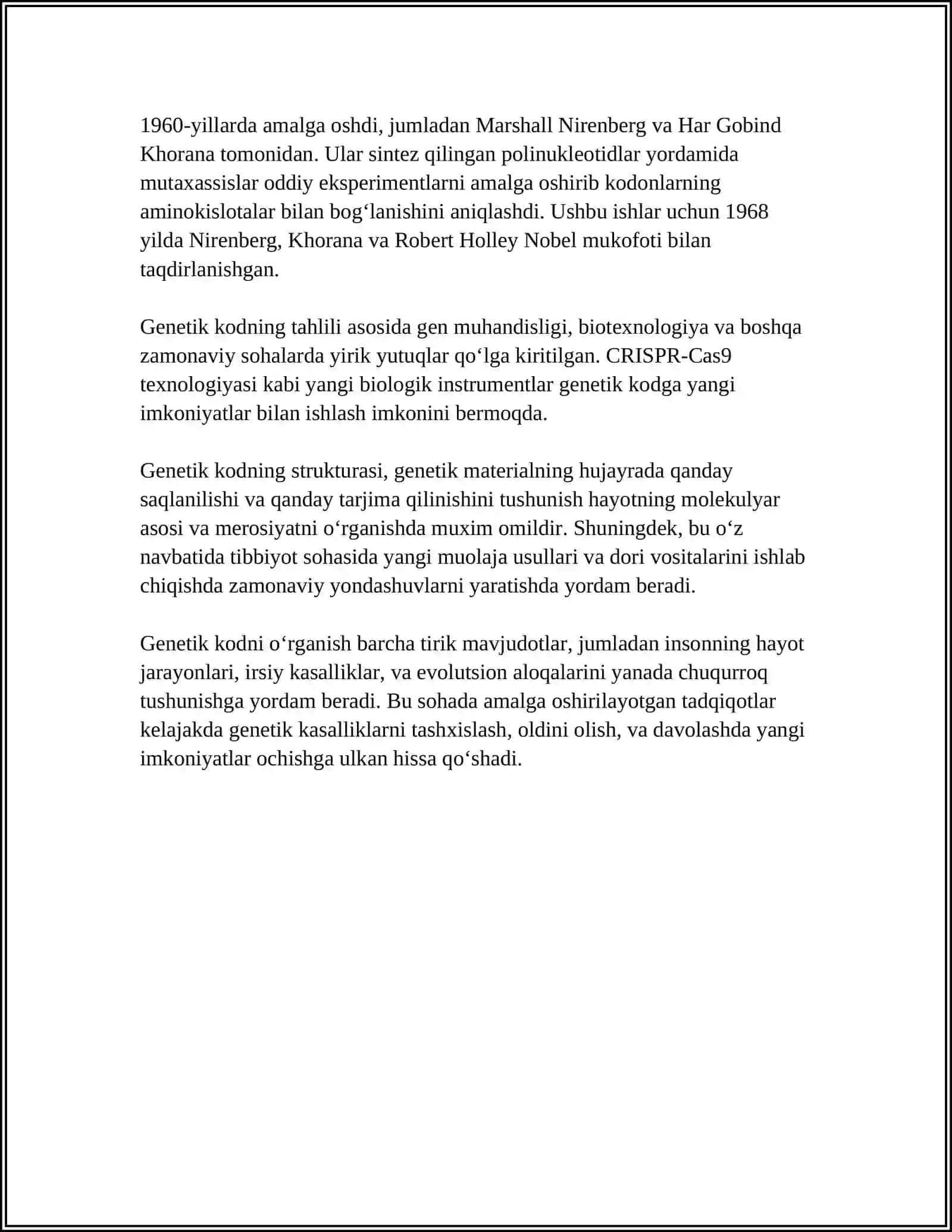 GENITIKA VA EVALUTSION TALIMOT 4