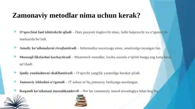 Informatika va axborot texnologiyalari fanini o‘qitishda zamonaviy metodlar 4